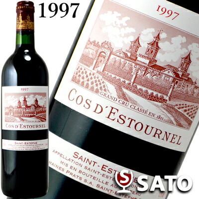 シャトー・コス・デストゥルネル　1997　サン・テステフ　赤　750ml　Ch&acirc;teau Cos d`Estournel 【送料及びクール代金無料】
