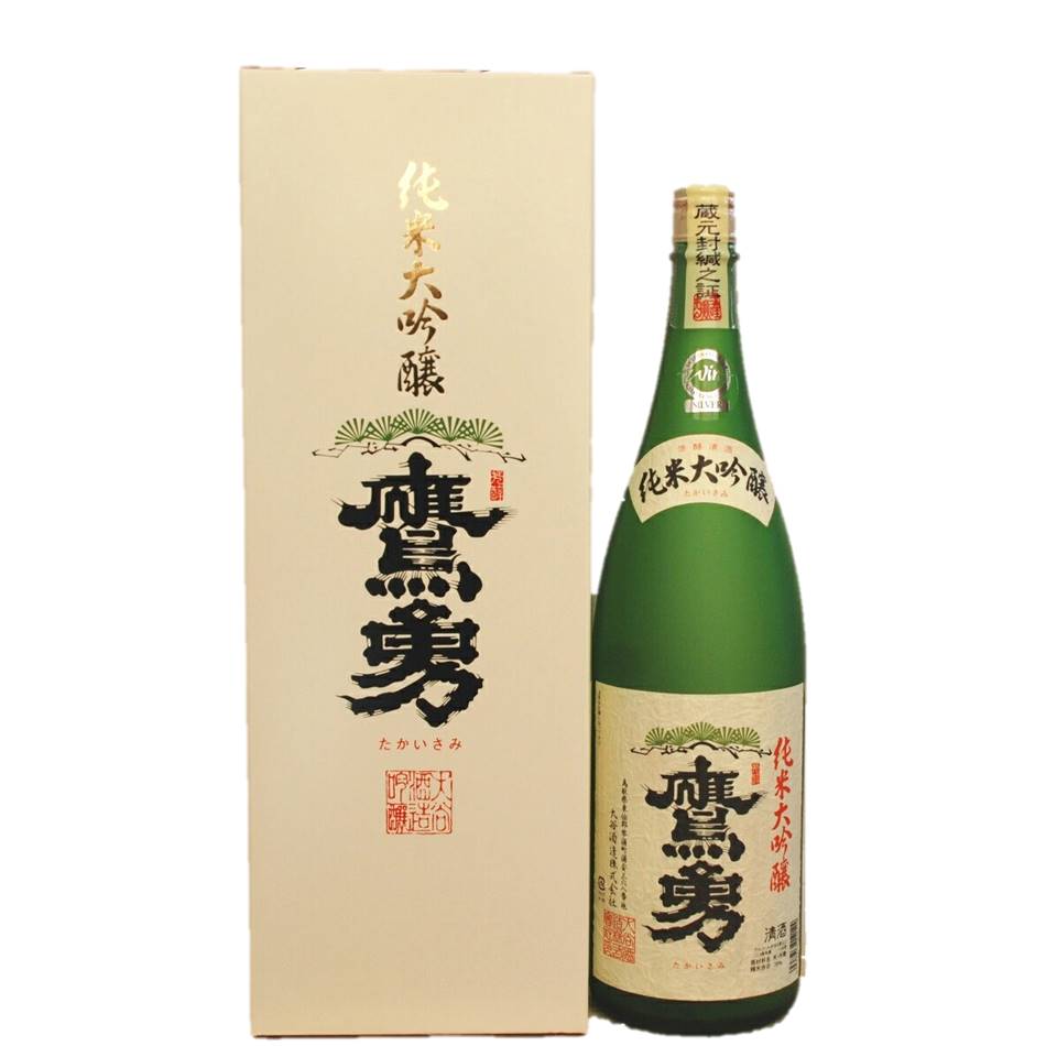 鷹勇 純米大吟醸 1800ml 日本酒 地酒 ギフト 感謝 鳥取県 酒のたなか