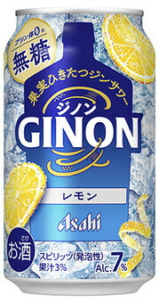 楽天市場】送料無料 アサヒ GINON ジノン 無糖 レモン 350ml缶×48本