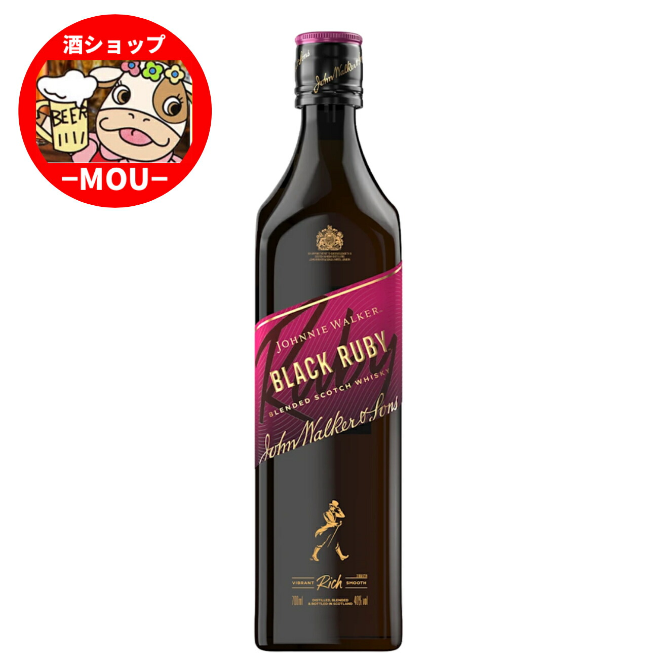 ジョニーウォーカー ブラックルビー 4本セット 楽天市場】ジョニーウォーカー ブラックルビー 40度 700mlスコッチ