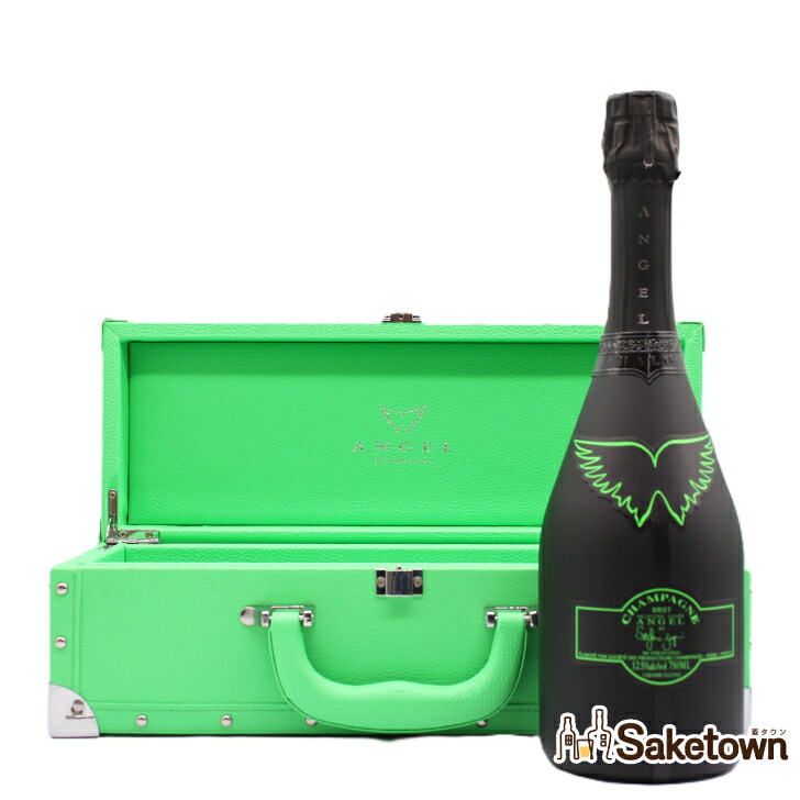 エンジェル シャンパーニュ NV ブリュット ヘイロー グリーン シャンパン 12.5% 750ml 瓶 1本 箱付き (ANGEL CHAMPAGNE NV Brut Halo Green)｜Saketown 29,315円