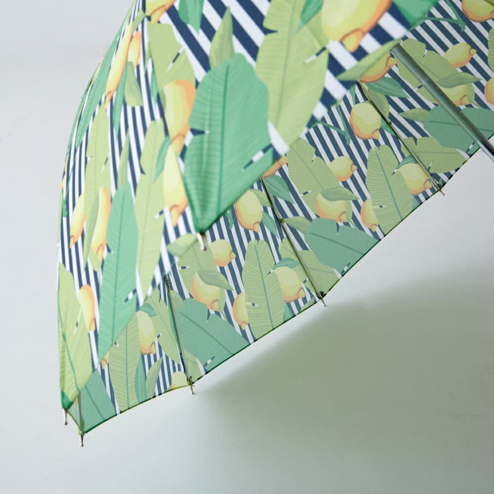 Molly Marais 傘 レディース ブランド モリーマレ かわいい おしゃれ 北欧 北欧ブランド コンパクト 晴雨兼用 長傘 日傘 遮光 ブラック デンマーク ボタニカル柄 Wレイヤード ギフト 女性 プレゼント ストライプレモン ドットキウイ ミッドナイト 梅雨対策 Jo Web限定 Ts