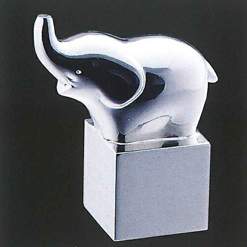金属製の象と鳥の装飾品 楽天市場】山崎金属工業／YAMACO オーナメント アニマル ゾウ A-1