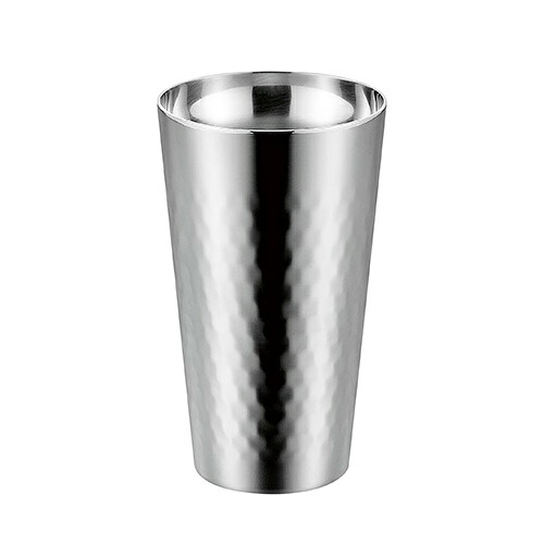 燕熟の技 チタン二重タンプラー 240ml（銀鏡完成）