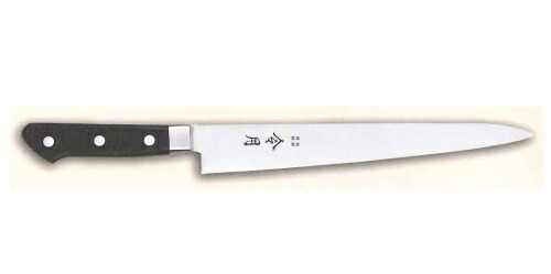 令月 筋引包丁 270粍 口金付モリブデン風変わり鋼