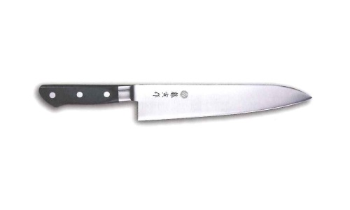 藤寅作 牛刀包丁 240mm DPコバルト合金鋼(VG10)割込（口金付）