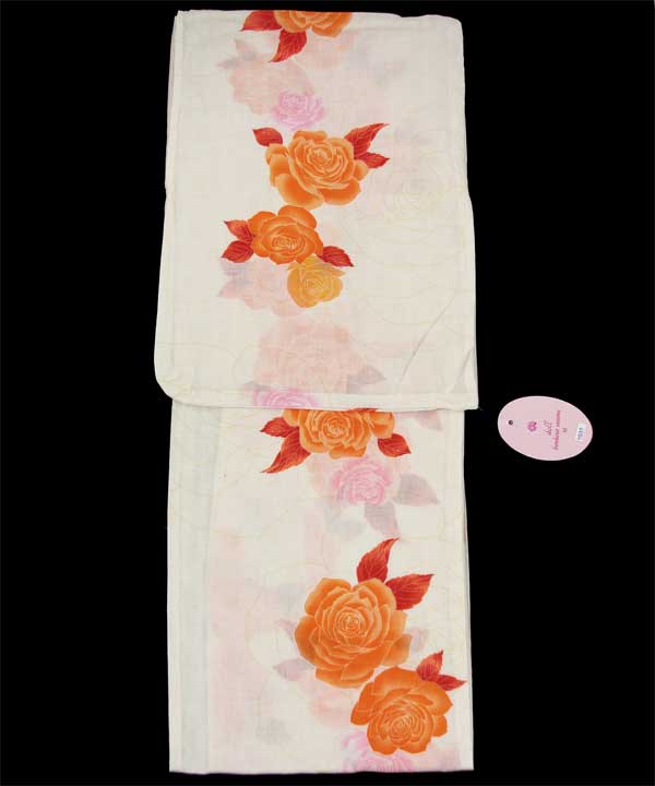花井幸子 浴衣 仕立て済 単品 花柄 花井幸子 浴衣 仕立て済 単品 花柄
