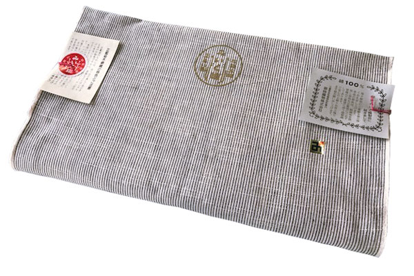 《地元三重特産品》松阪もめん　反物【白スラブ】松阪木綿　反物地入れ・湯通し加工サービス松阪もめんでも珍しい　白スラブ洗えば洗うほど色がわいてくる 藍染め 木綿今に粋る　永遠のファッション｜さくら小町　店