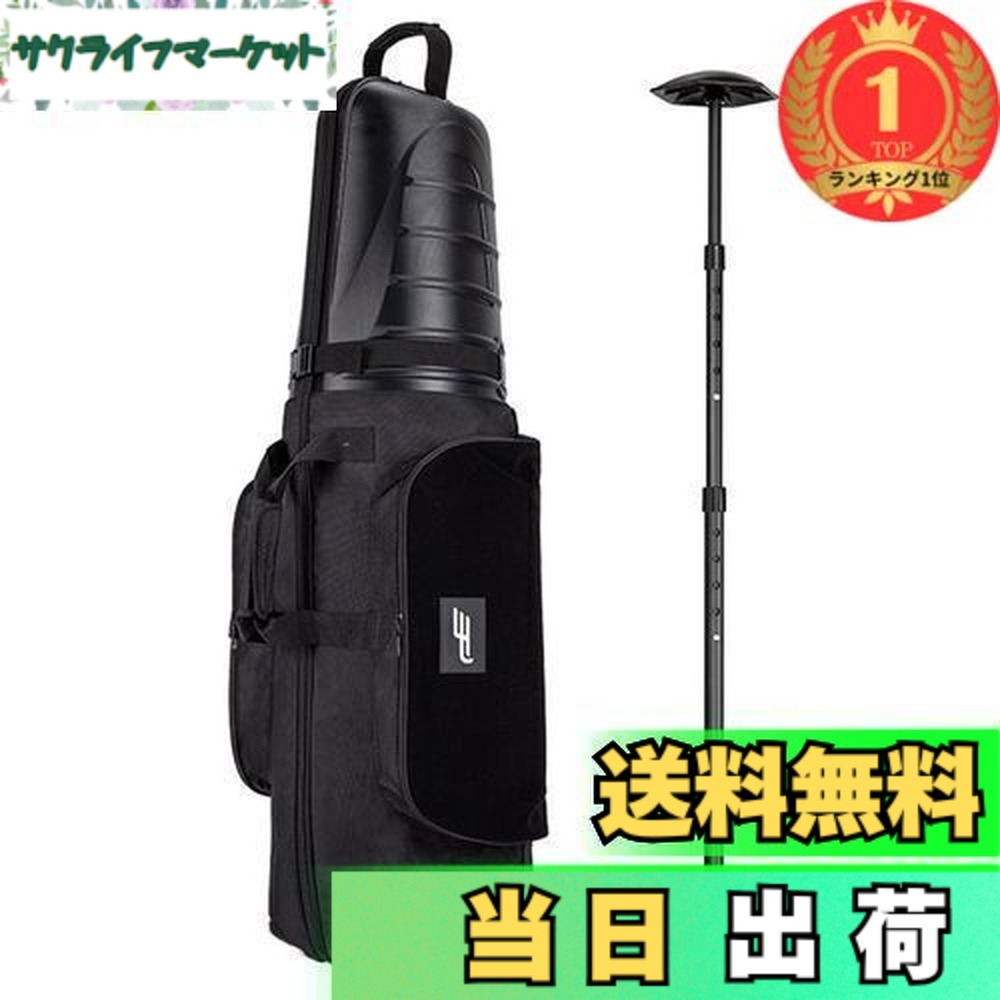 【送料無料】【ランキング1位獲得】FMAFNLY ゴルフバッグカバー ゴルフクラブガード付き ゴルフ用トラベルカバー ホイール付き キャスター付き ハードシェル付き 折りたたみ式 ゴル｜サクライフマーケット