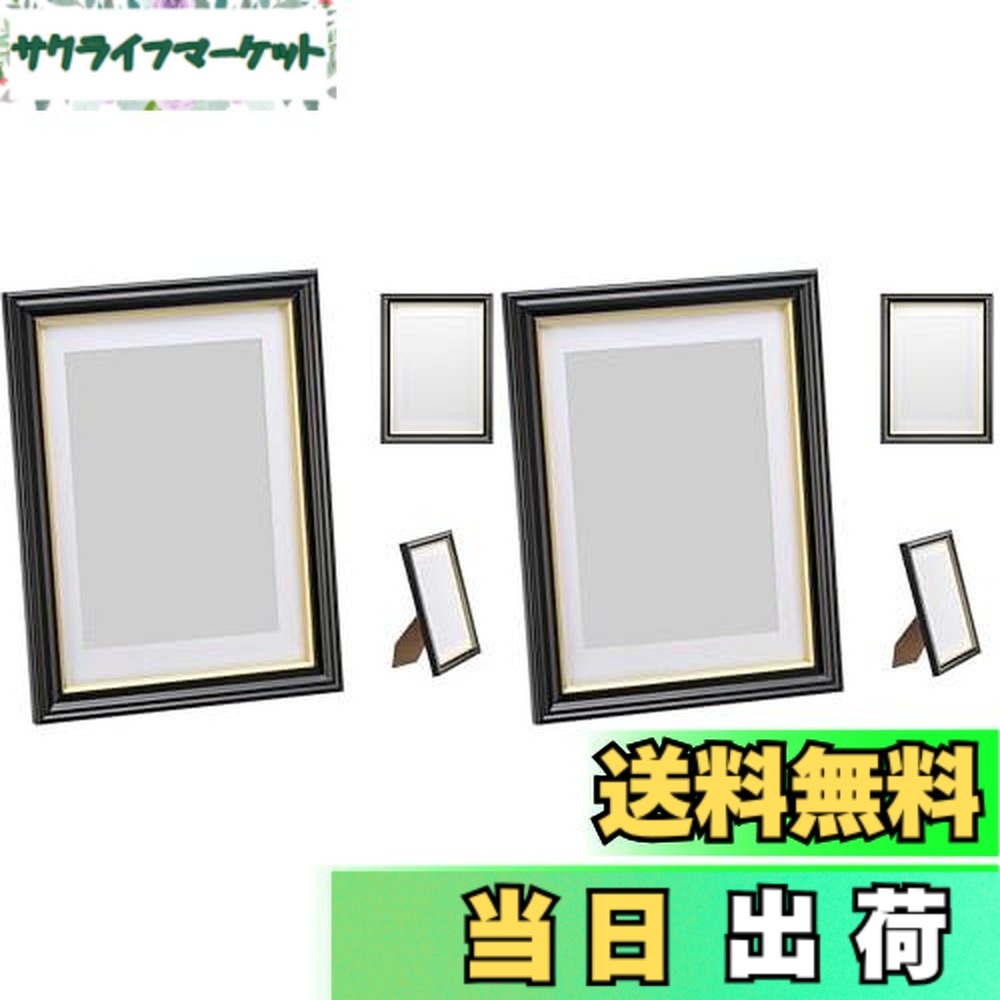 【送料無料】ハクバ 【限定】HAKUBA フォトフレーム 肖像額縁 入山 AZ ブラック 軽くて割れないPET板モデル フォトパネル 葬式額 葬儀用 遺影