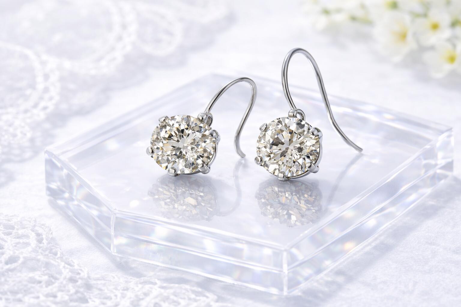 【鑑別書付】Pt900 プラチナ 一粒ダイヤモンド フックピアス【1.0ct 1.4ct】【送料無料】豪華ピアス 可愛いピアス ブラウンダイヤ ダイヤピアス 揺れるピアス 人気 プラチナ ダイア ひと粒 代引手数料無料 品質保証書 ジュエリー ダイヤモンドピアス アメリカンピアス|プレッツァ