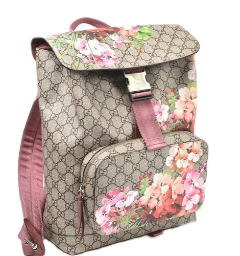 Gucci GG Bloom Bag Rucksack Backpack Flower Print 405019