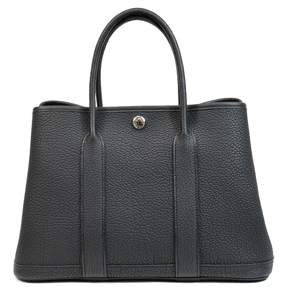 【使い勝手◎キャンバス /Noir】HERMES ガーデンパーティー36 PM ガーデンパーティー エルメス HERMES ハンドバッグ PM size36