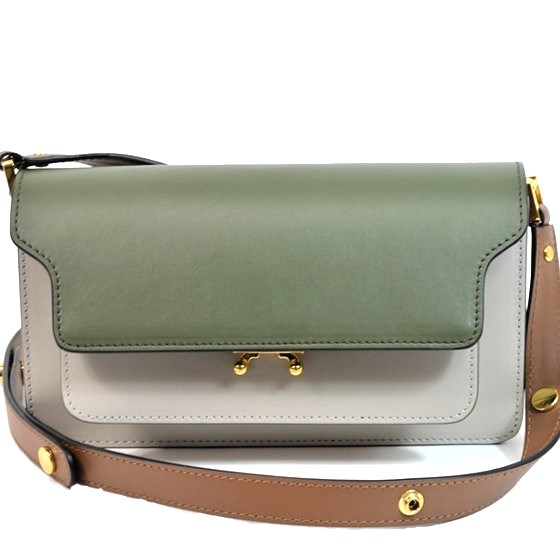 楽天市場】□新品同様□ MARNI マルニ トランク レザー クロスボディ