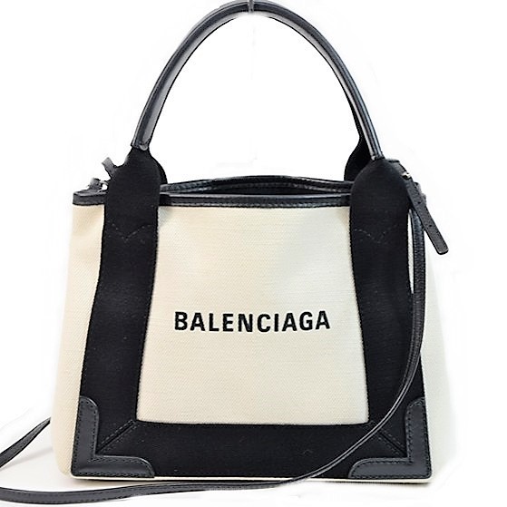 楽天市場】【美品】バレンシアガ バッグ 2WAY ネイビーカバス XS