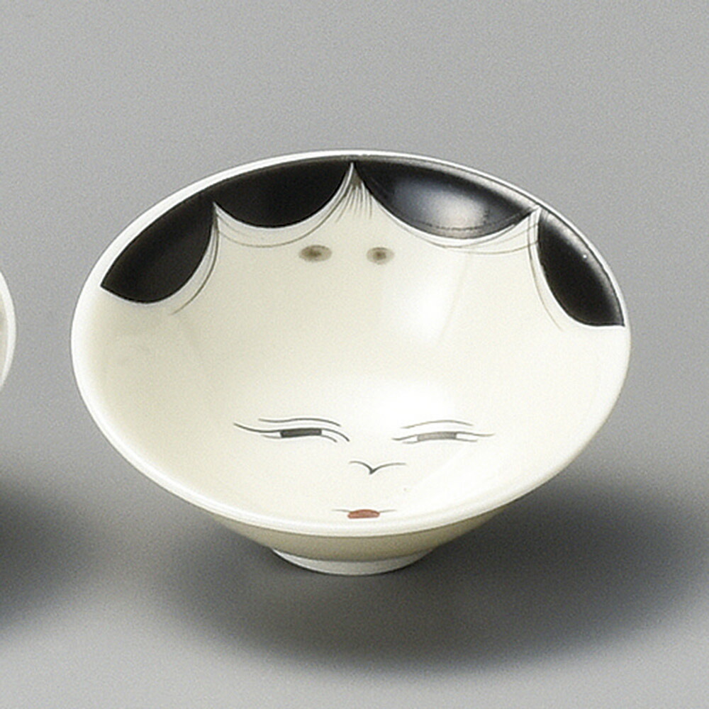 楽天市場】ぐい呑み 新おかめ盃おちょこ 日本酒 お福さん お多福 陶器