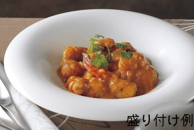 アルテ 24cm パスタ＆スープ皿24.3x4.5cm 特白磁シンプルかつ個性的 洗練されたデザイン おしゃれな白いお皿日本製画像