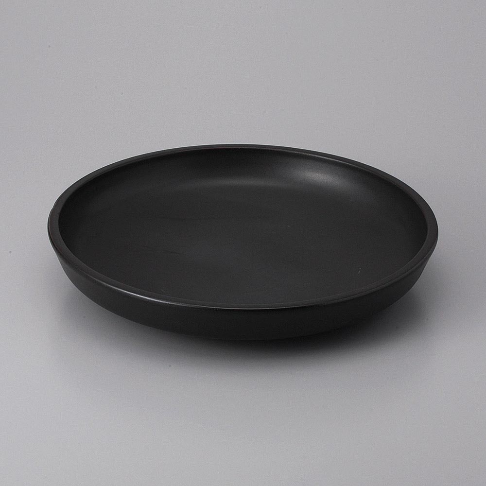 直火可 黒釉 31cm 耐熱陶板 31x5.4cm 和も洋も使える陶製浅鍋 日本製
