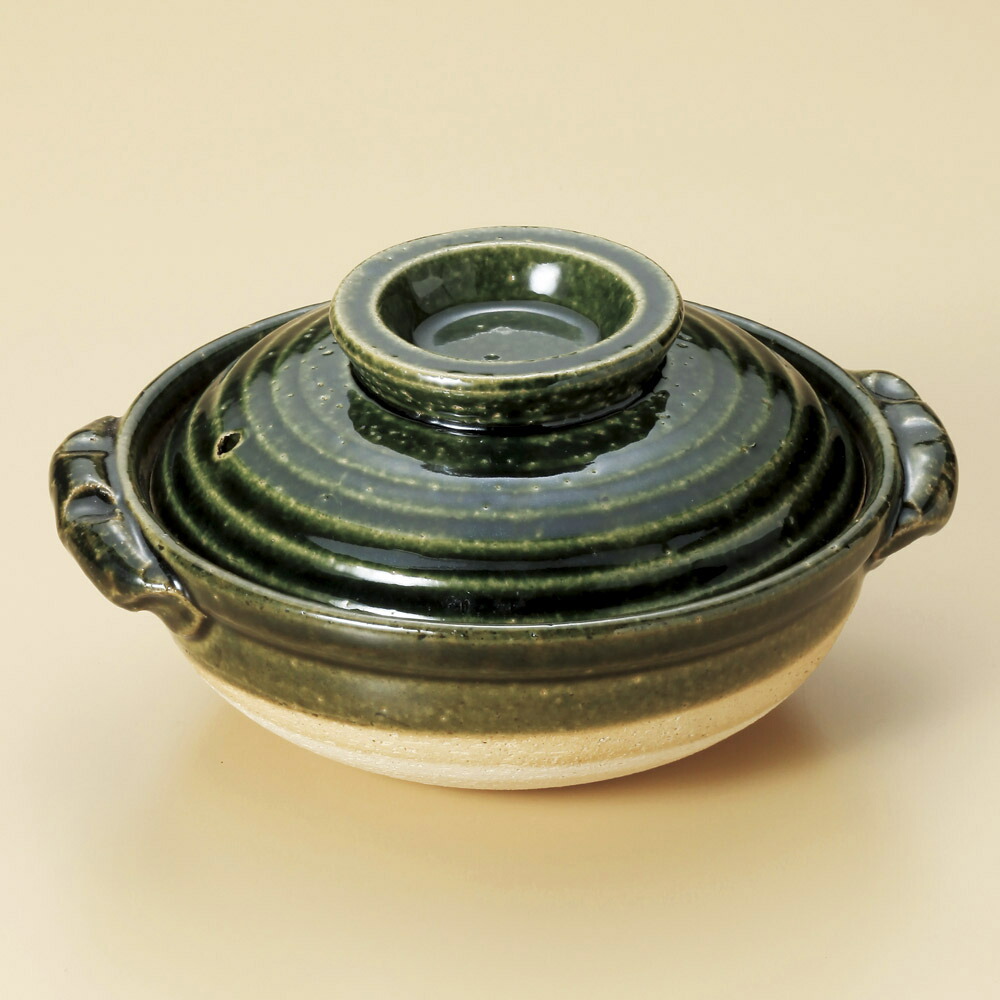織部焼&椿柄土鍋　(Sora) 楽天市場】【1組】TSUBAKI 9号土鍋 日本製 磁器 耐熱陶器 鍋