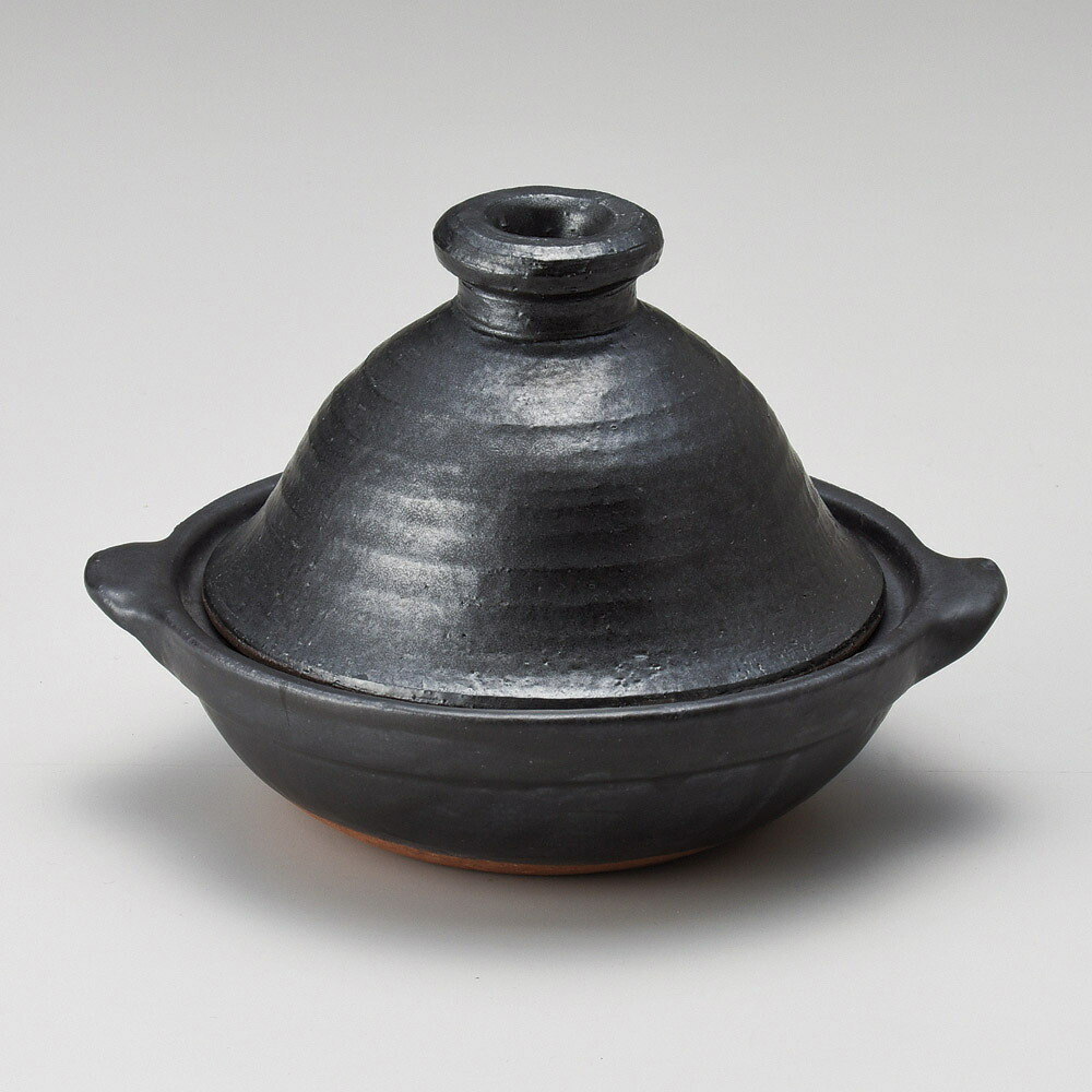 ②素焼き 土鍋 タジン鍋 ベルベル人 モロッコ 工芸品 蓋付き 器