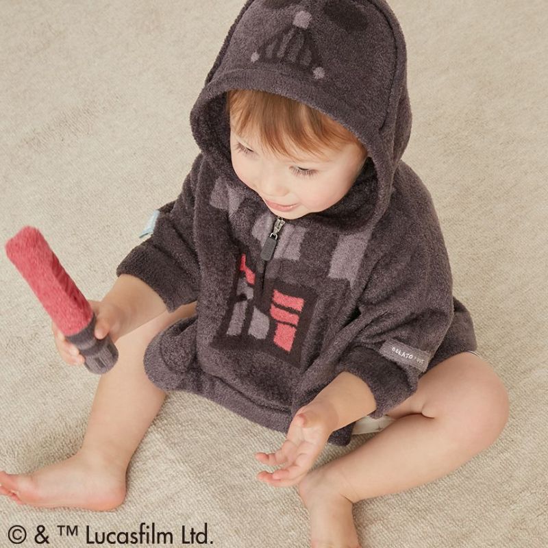 【置き目売りわたす店 堅苦しさ差し上げ物荷拵え可】ジェラートピケ gelato pique  STAR WARS べビー ポンチョ PBNT262405 トップス パーカー ポンチョ 生み出すこと祝賀会 御坊っちゃん うしろ帯 差し上げ物 差し上げ物 kids baby ジェラート ピケ置き目品 ジェラピケ