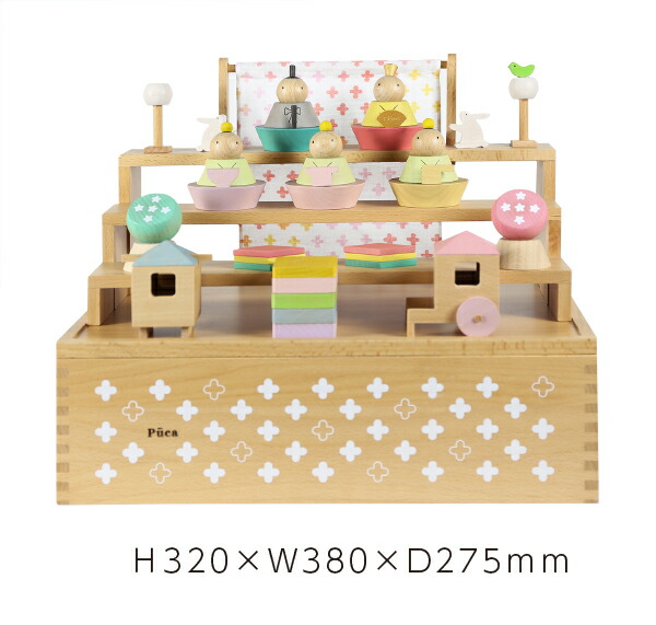 75 Off 雛人形 ひな人形 雛 おしゃれ かわいい 木目込み おひなさま お雛様 コンパクト 五人飾り Puca プーカの雛人形 次女用 三女用 Fucoa Cl