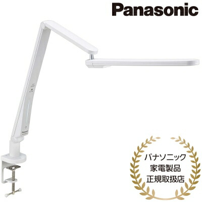 【パナソニック家電製品正規取扱店】パナソニック パルック LEDデスクスタンド SQ-LC470-W ホワイト仕上 クランプタイプ 7段調光|i-shopさくら2号店