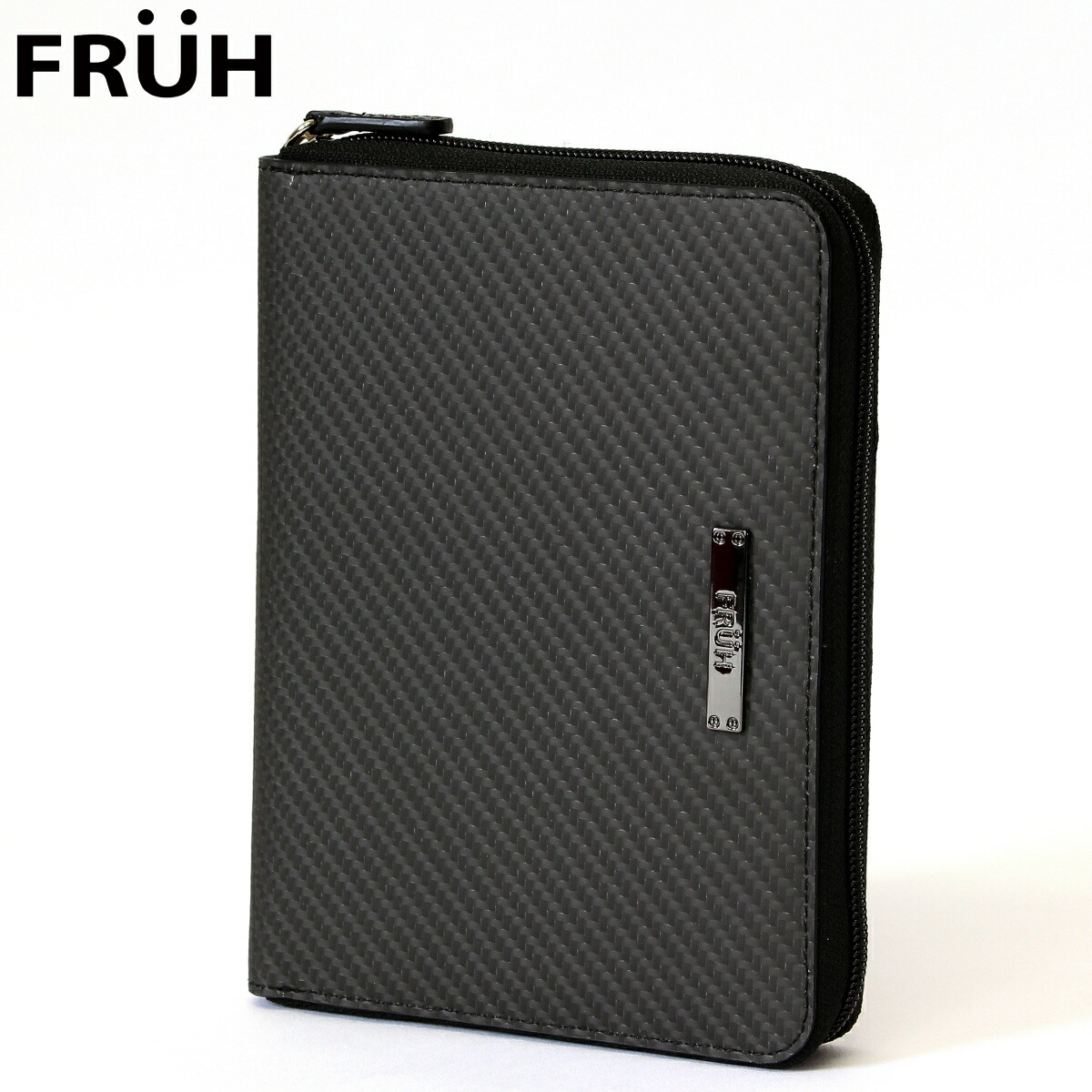 楽天市場】FRUH フリュー お薬手帳が入る リアルカーボン マルチケース