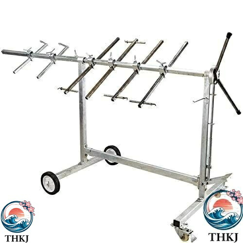 【全品5%ポイント】回転式車塗装ペイントラック 自動車整備店用バンパー塗装作業スタンド省スペース|SAKURA Factory