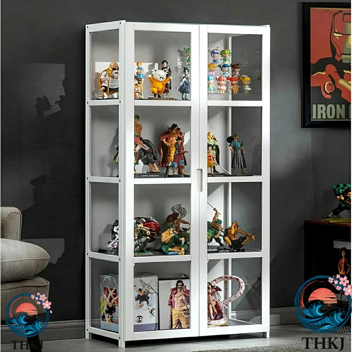 【全品5%ポイント】天然竹製木製透明パネルフィギュア グッズ ホバーフリップキャビネットドアンキャビネットコレクターアイテム用 プレゼント THKJ ギフト かわいい 人気|SAKURA Factory