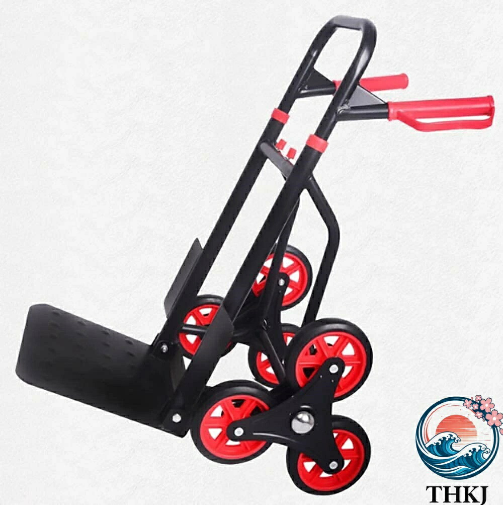 【全品5%ポイント】台車 階段 ボード平台車 運搬台車 荷台車 耐荷重 160kg 折りたたみ 軽量 6 輪ハンドトラック 伸縮台車 安定性 階段登り神器 省スペース|SAKURA Factory