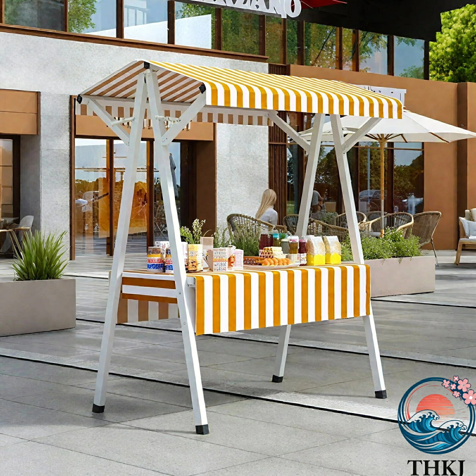 【全品5%ポイント】鉄製軽量折りたたみ仮設屋台セット 耐荷重 150kg イベント縁日出店用移動屋台|SAKURA Factory