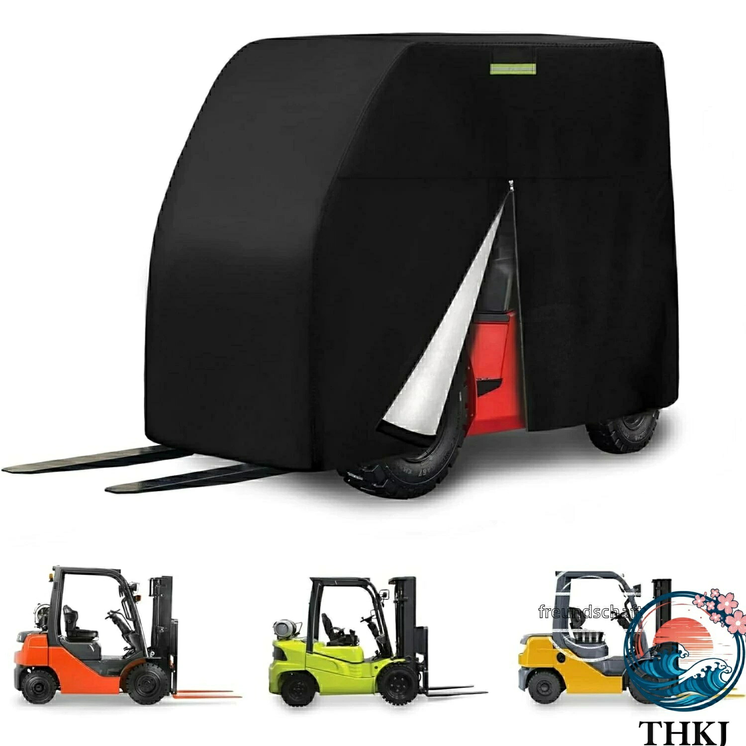 【全品5%ポイント】全天候型防水フォークリフトカバー 紫外線雨除け車体保護カバー THKJ|SAKURA Factory