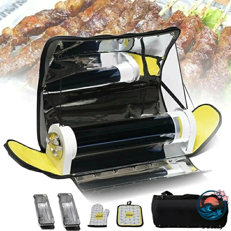 【全品5%ポイント】ソーラーオーブン 4.5L 大容量ソーラークッカー 温度計付き屋外オーブンキャンプストーブ 多機能ソーラーオーブン｜SAKURA Factory