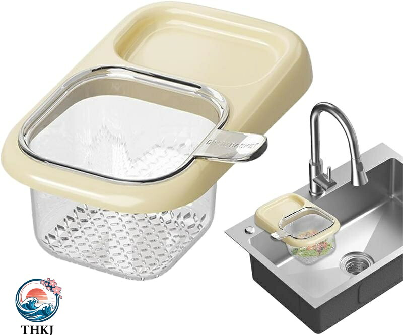 【全品5%ポイント】シンク バスケット 吸盤式排水器 収納ラック付き キッチンシンク排水ストレーナーバスケット 詰まり防止 廃棄物処理用 果物 野菜 パスタ対応 家庭 アパート キャンピングカー 寮向け｜SAKURA Factory