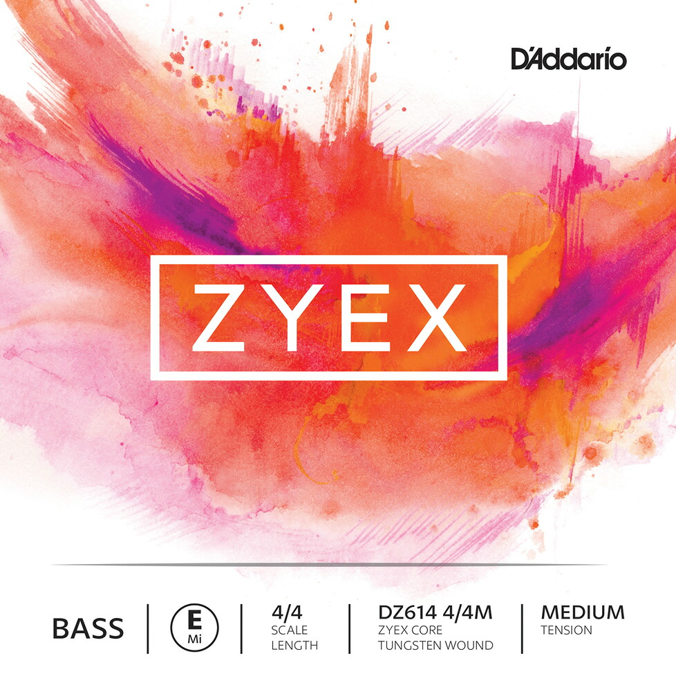 D'Addario ウッドベース弦 DZ614 4/4M Zyex Bass Strings Strings / E-MED (バラ弦/ミディアム) 【 ダダリオ daddario コントラバス 】【5と0のつく日はエントリー等でポイント4倍】【ゆうパケット対応】*|サクラ楽器