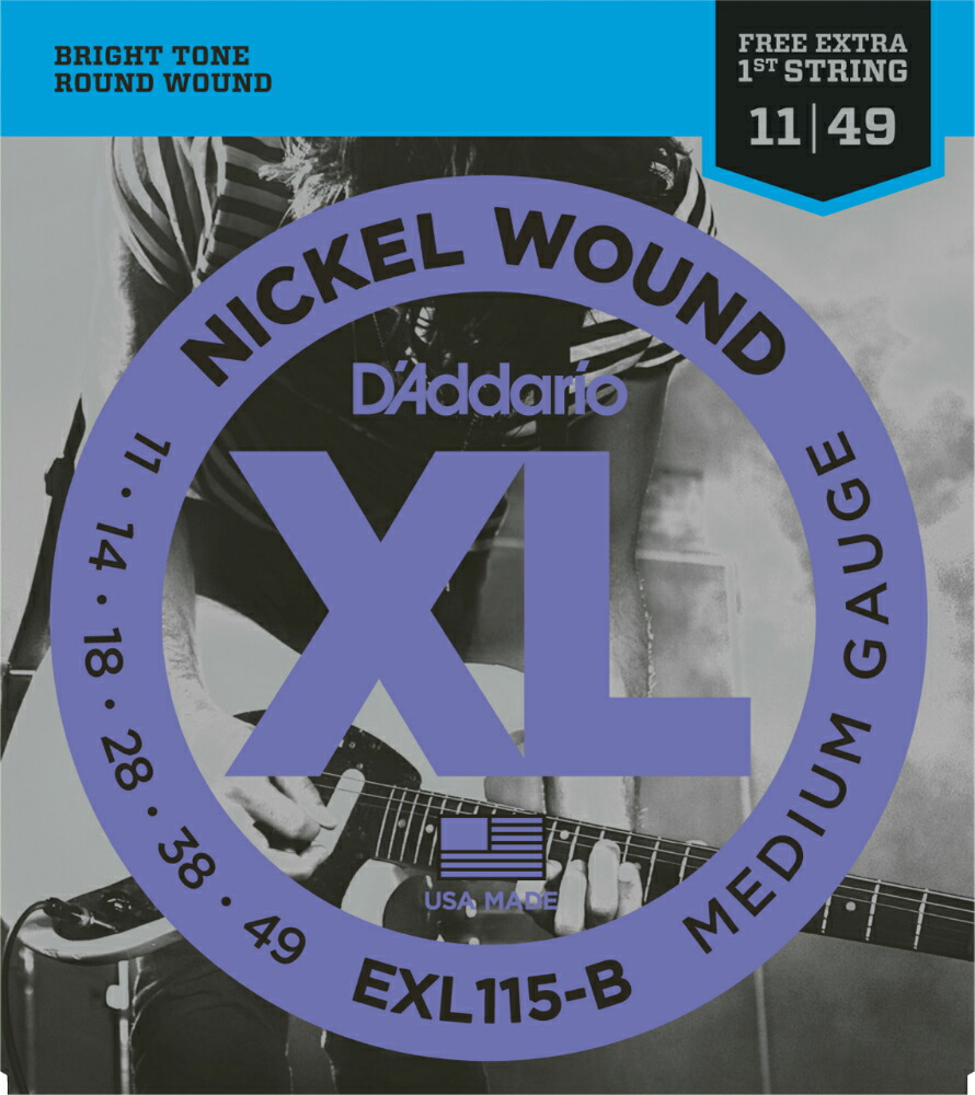 楽天市場】D'Addario ダダリオ エレキギター弦 バルクセット弦 EXL110