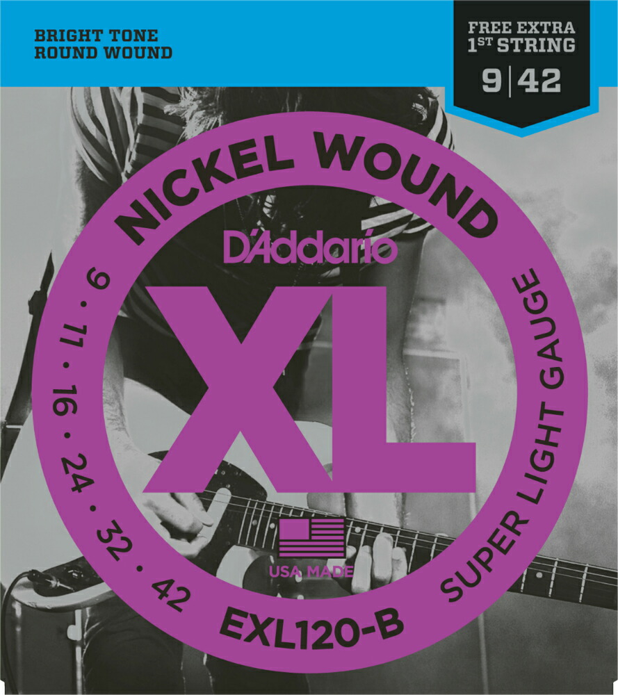 楽天市場】D'Addario ダダリオ エレキギター弦 バルクセット弦 EXL110