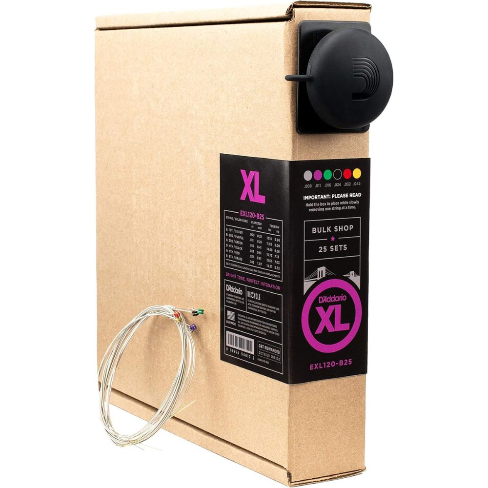 D'Addario ダダリオ エレキギター弦 バルクセット弦 EXL120-B25 S.Light 009-042 [ daddario エレキ弦 EXL-120-B25 ] 【5と0のつく日はエントリー等でポイント4倍】＊｜サクラ楽器