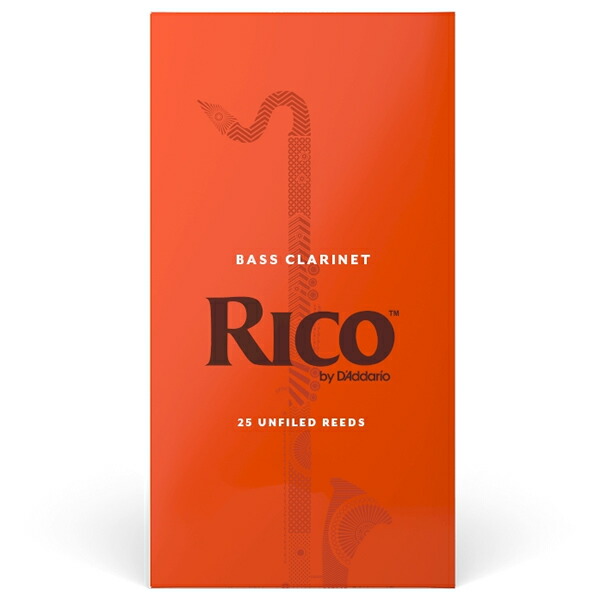 D'Addario WoodWinds ダダリオ リード バスクラリネット用 RICO REA25 25枚入り 【 REA2525/REA2530/REA2535 】【5と0のつく日は当店ポイント5倍!】【ゆうパケット対応】|サクラ楽器