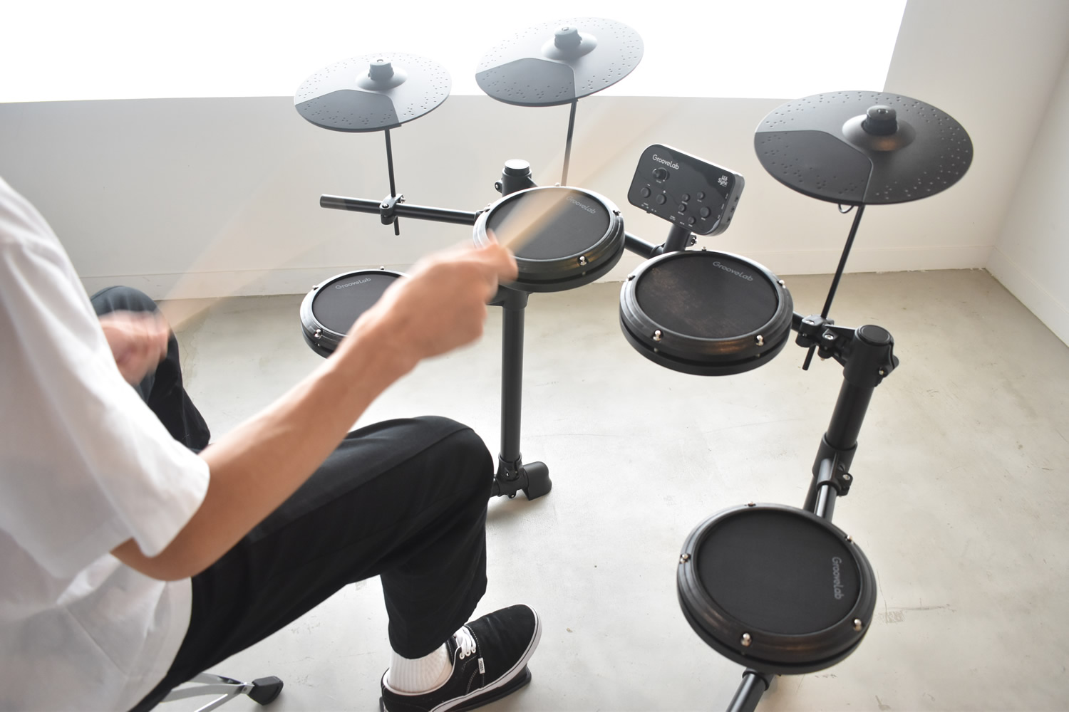 電子ドラム セット メッシュパッド仕様 GrooveLab HitSync GLHS-01