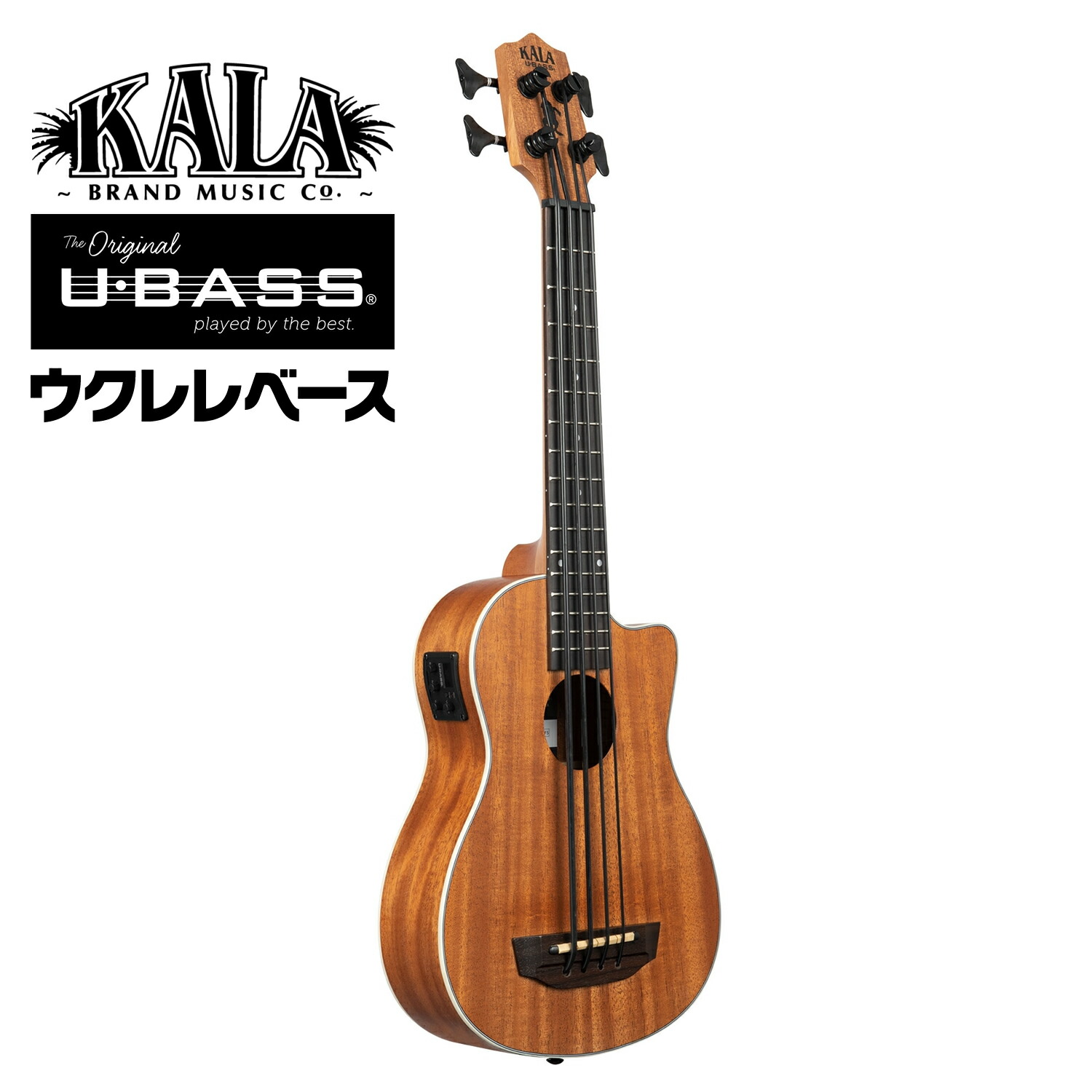 Scout Fretted Acoustic-Electric U•BASS® – Kala Brand Music Co.™