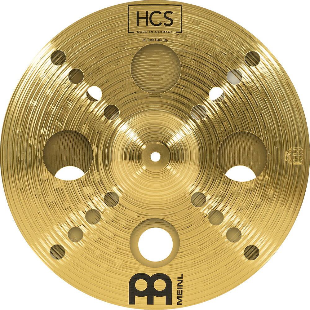 MEINL Cymbals スタックシンバル HCS シリーズ 16" Trash Stack HCS16TRS 【 マイネル トラッシュスタック シンバル 16インチ ドラム ドイツ製 M63ブラス合金 】【5と0のつく日は当店ポイント5倍！】｜サクラ楽器