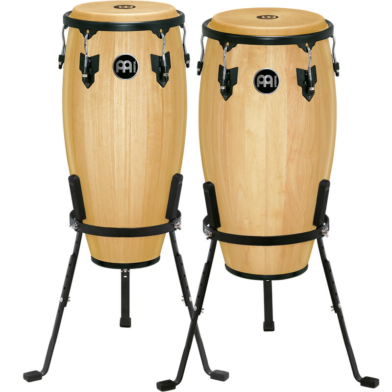 MEINL Percussion コンガセット 11"/12" HC512NT (スタンド付き) 【 マイネル パーカッション Headliner Series Conga Set 】【5と0のつく日は当店ポイント5倍!】|サクラ楽器