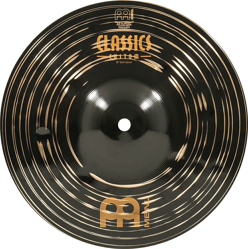 MEINL Cymbals スプラッシュシンバル Classics Custom Dark シリーズ 10\