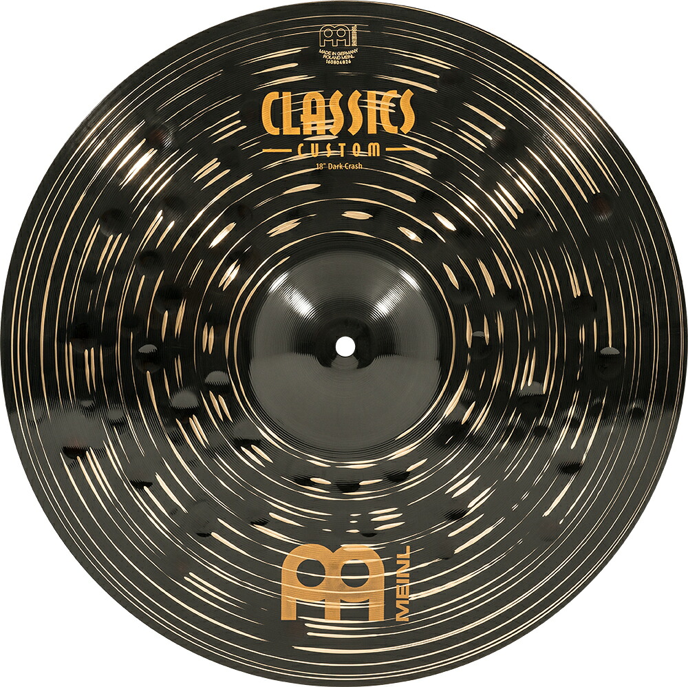 MEINL Cymbals クラッシュシンバル Classics Custom シリーズ 18" Dark Crash CC18DAC 【 マイネル シンバル ドラム 】【5と0のつく日は当店ポイント5倍！】｜サクラ楽器