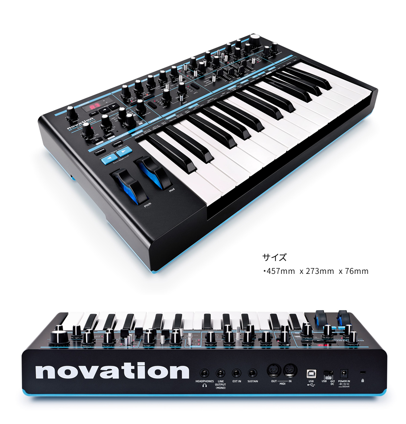 NOVATION シンセサイザー Bass 純正バッグ ＊ Station II ピアノ