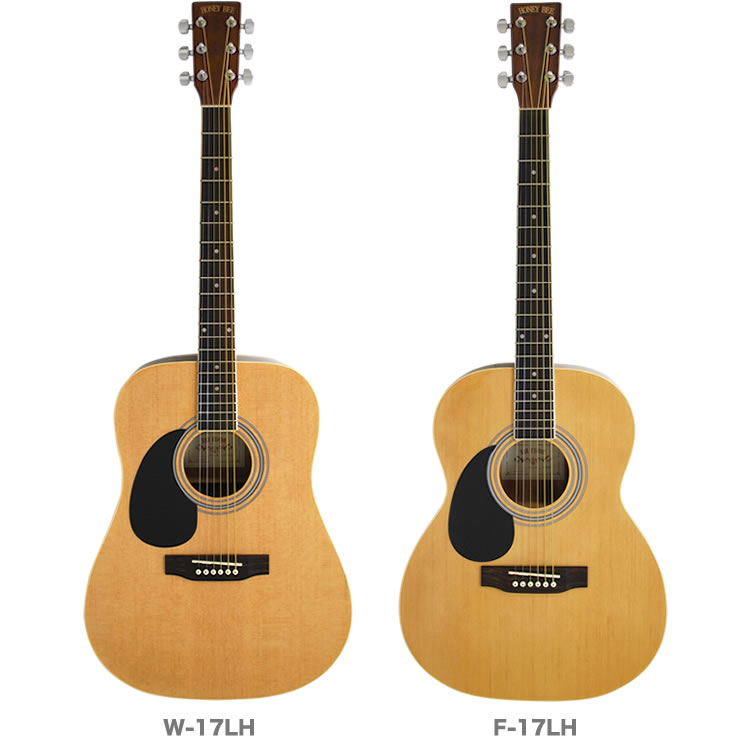 楽天市場 今だけポイント５倍 3月11日9 59まで アコースティックギター 左利き用 Honey Bee W 17lh F 17lh 本体のみ ハニービー アコギ レフトハンド レフティ 左用 左きき 初心者 W17lh F17lh 大型 Y欠品 予約 入荷未定 サクラ楽器