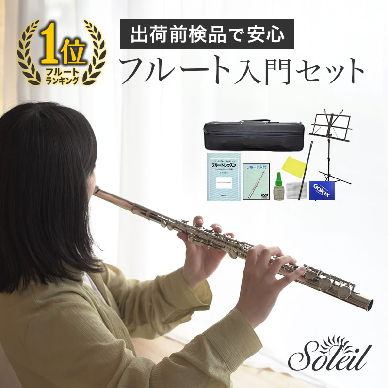 楽天市場】フルート Soleil SFL-1 単品(専用ケース、その他付属