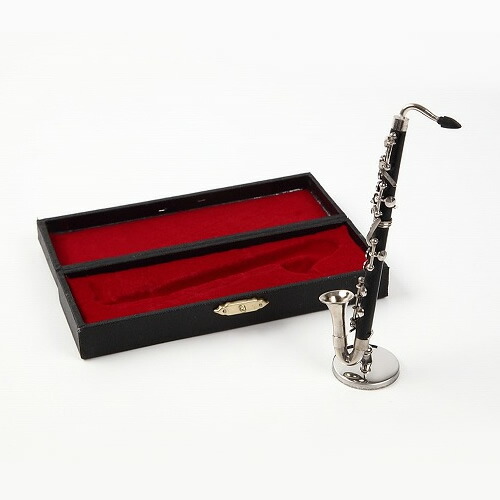 楽天市場】ミニチュア楽器 キーホルダー クラリネット 全長約6cm